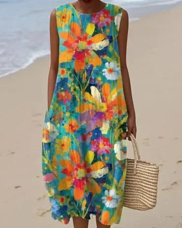 Sandra Dagelijkse Midi Jurk