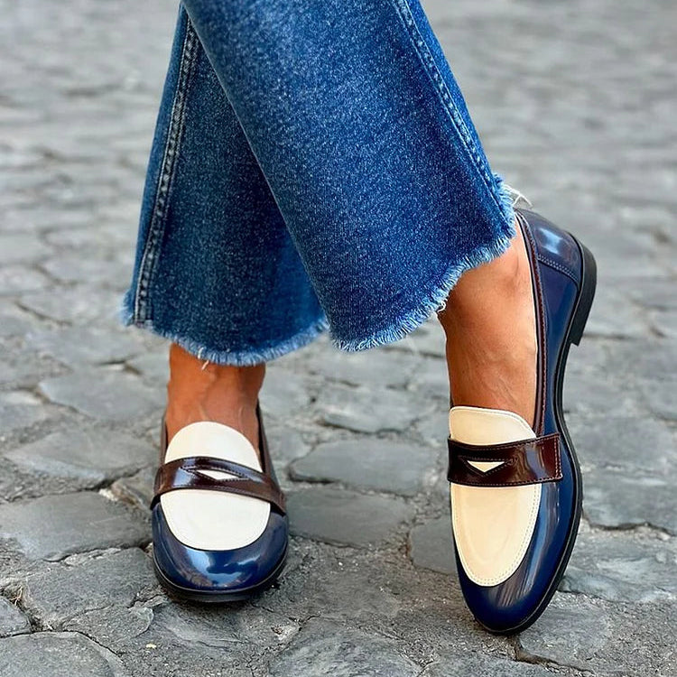 Elegante Two-Tone Loafer