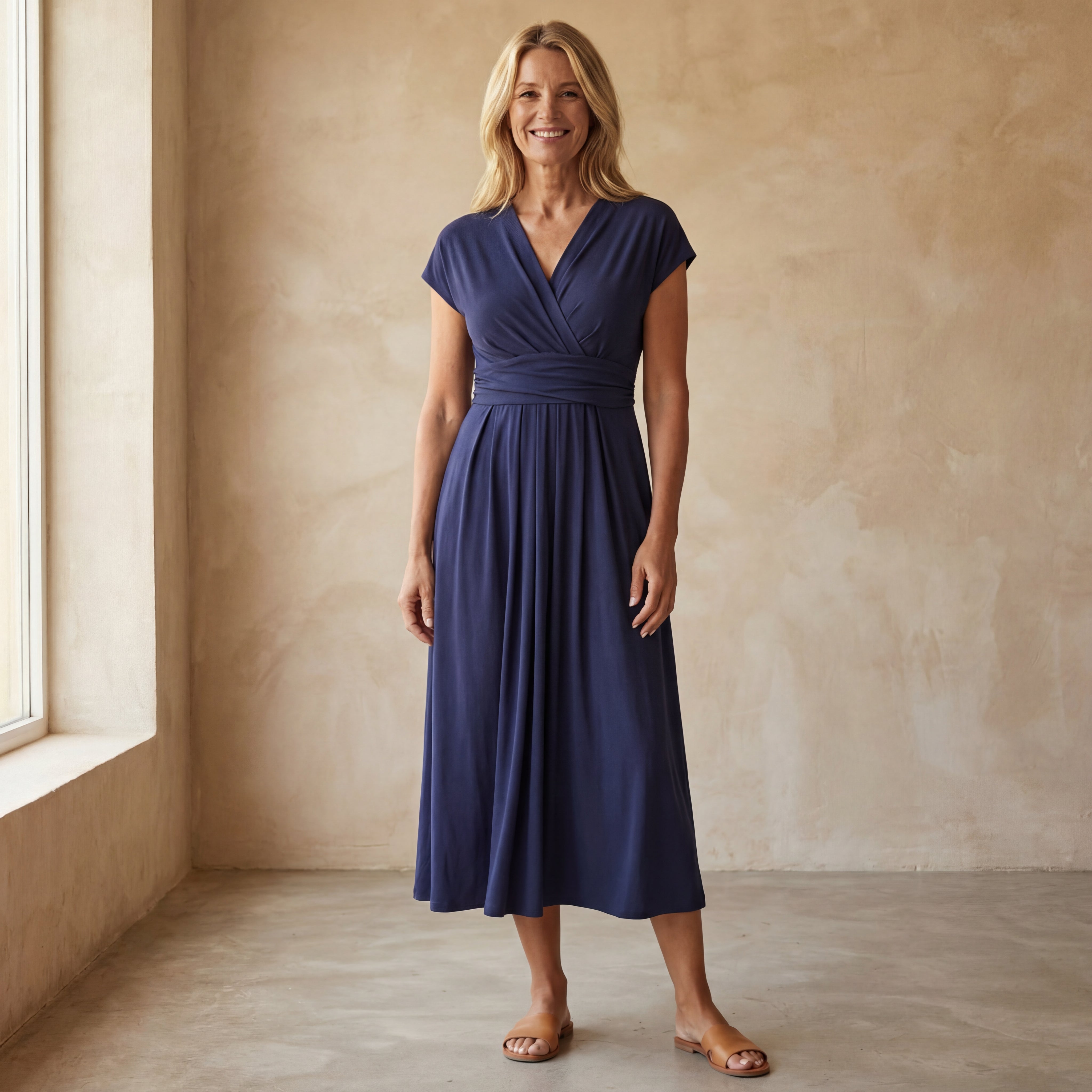 Ilse - Elegante Jurk met V-hals