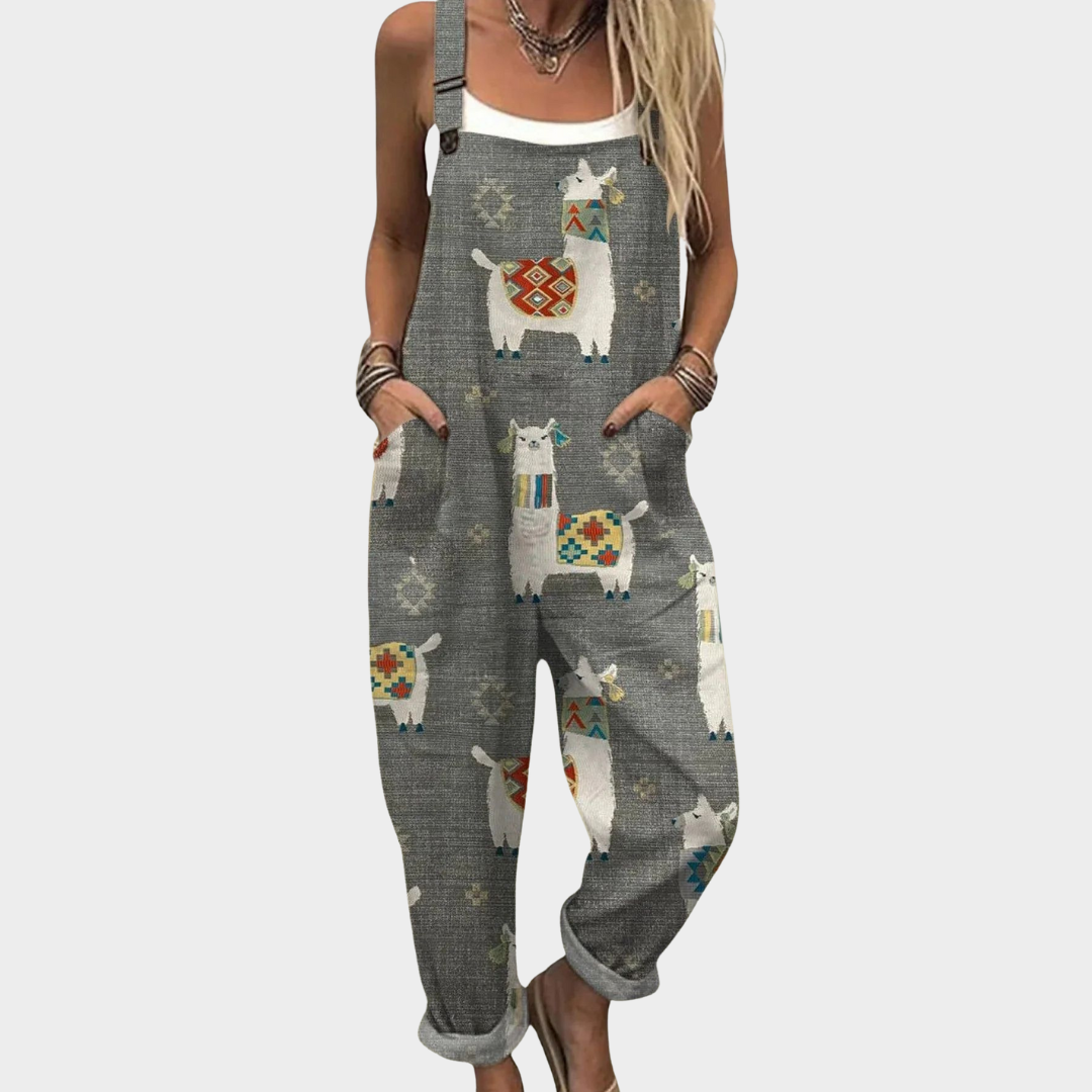 Lotte – Comfortabele Overall met Print