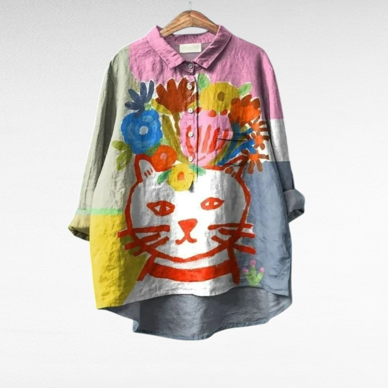 Capucine | Elegante Linnen Zomerblouse