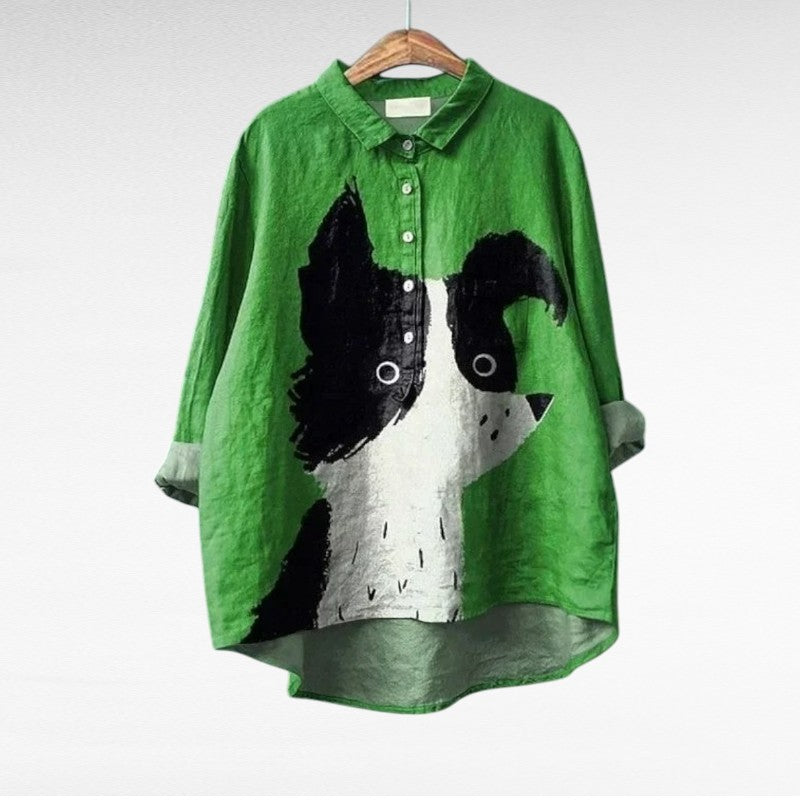 Charlotte | Elegante Linnen Zomerblouse