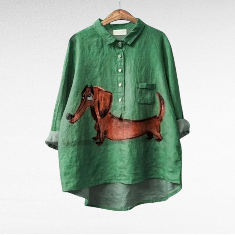 Cloé | Elegante Linnen Zomerblouse