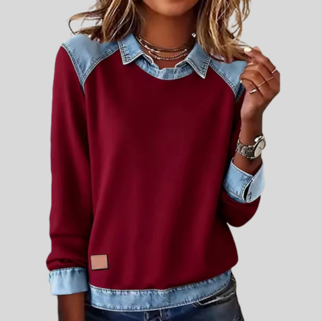 Fleur - Casual Trui Blouse