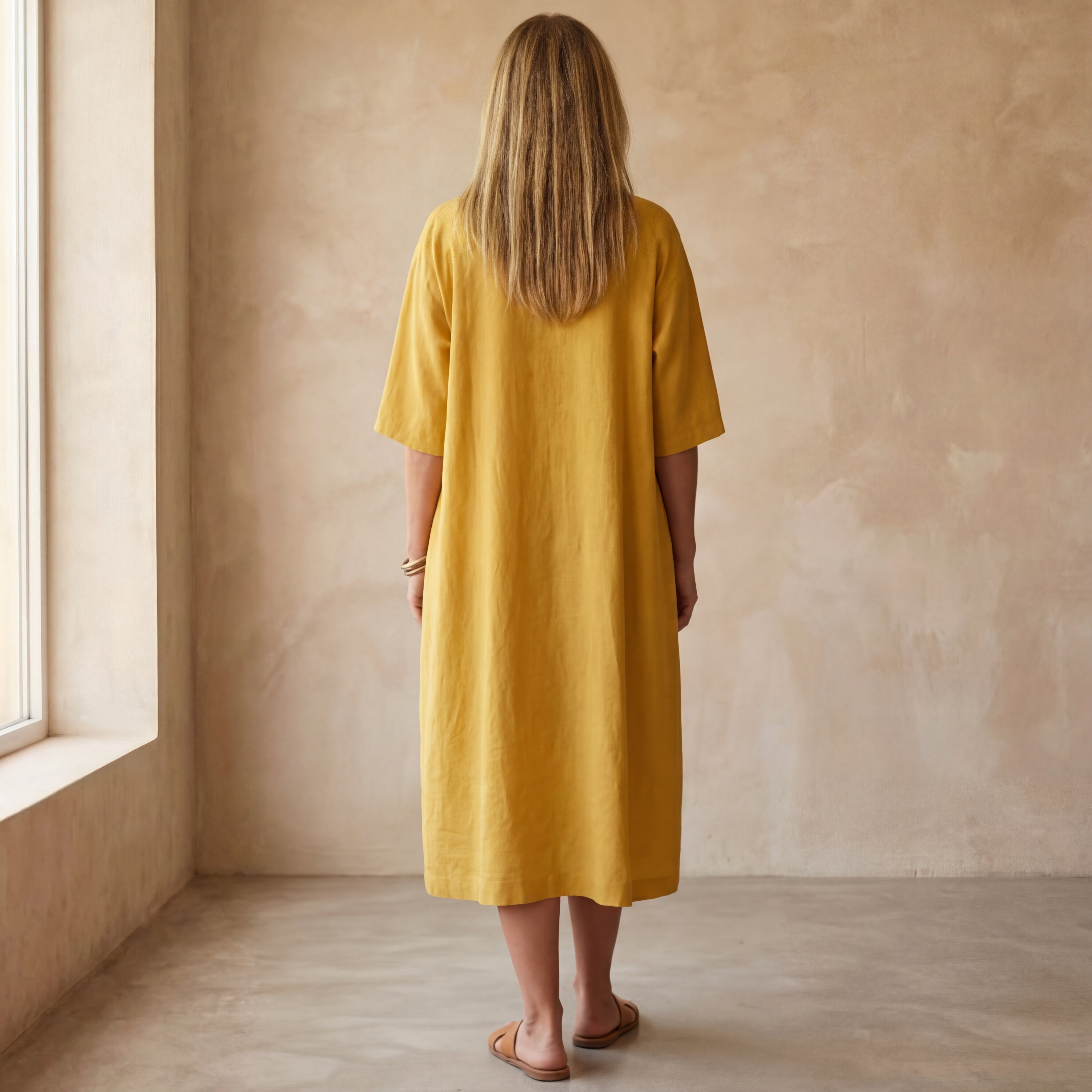 Alma - Elegante Katoenen Jurk