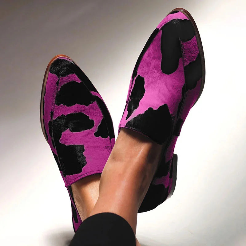 Statement Loafers met Dierenprint
