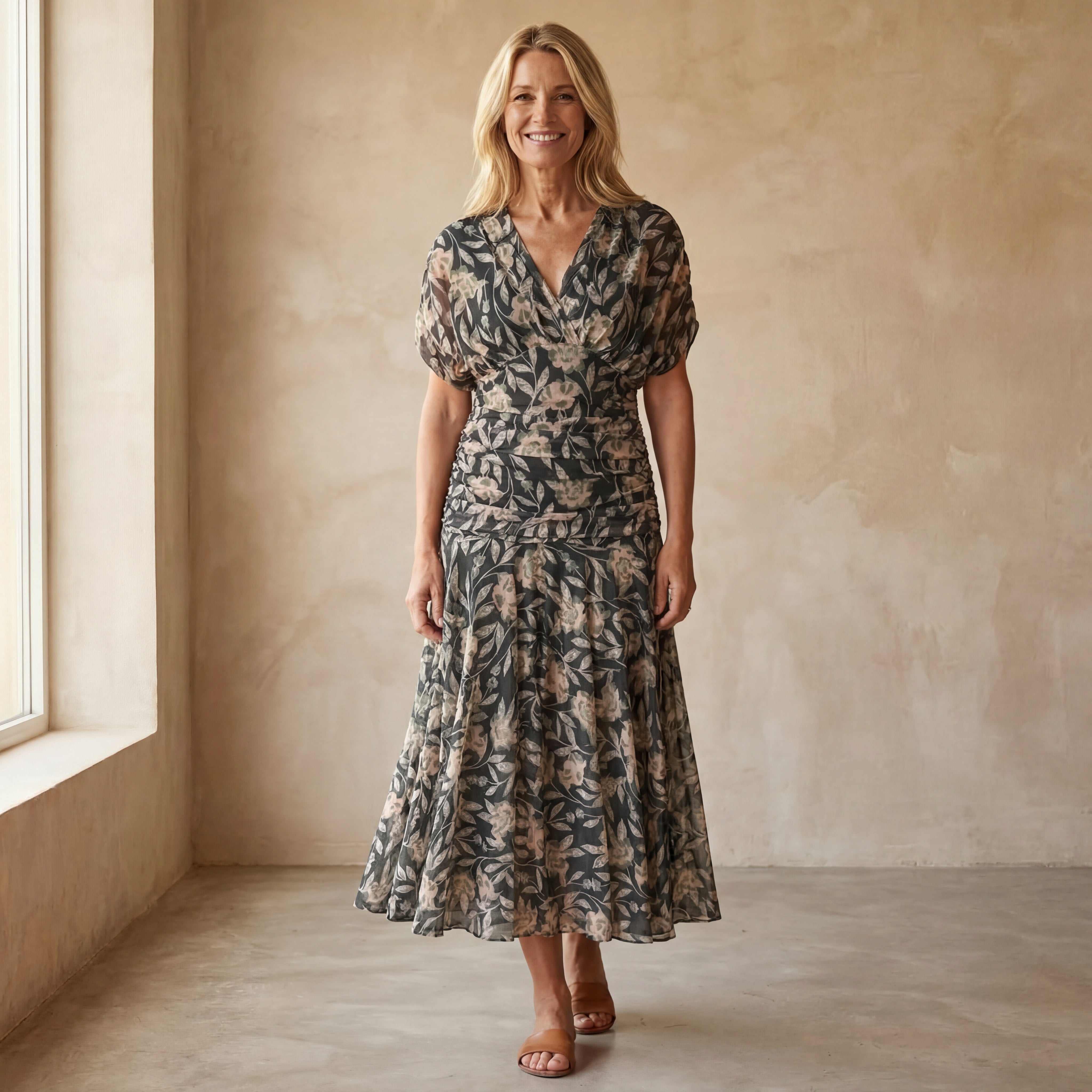 Britt - Uitlopende Jurk