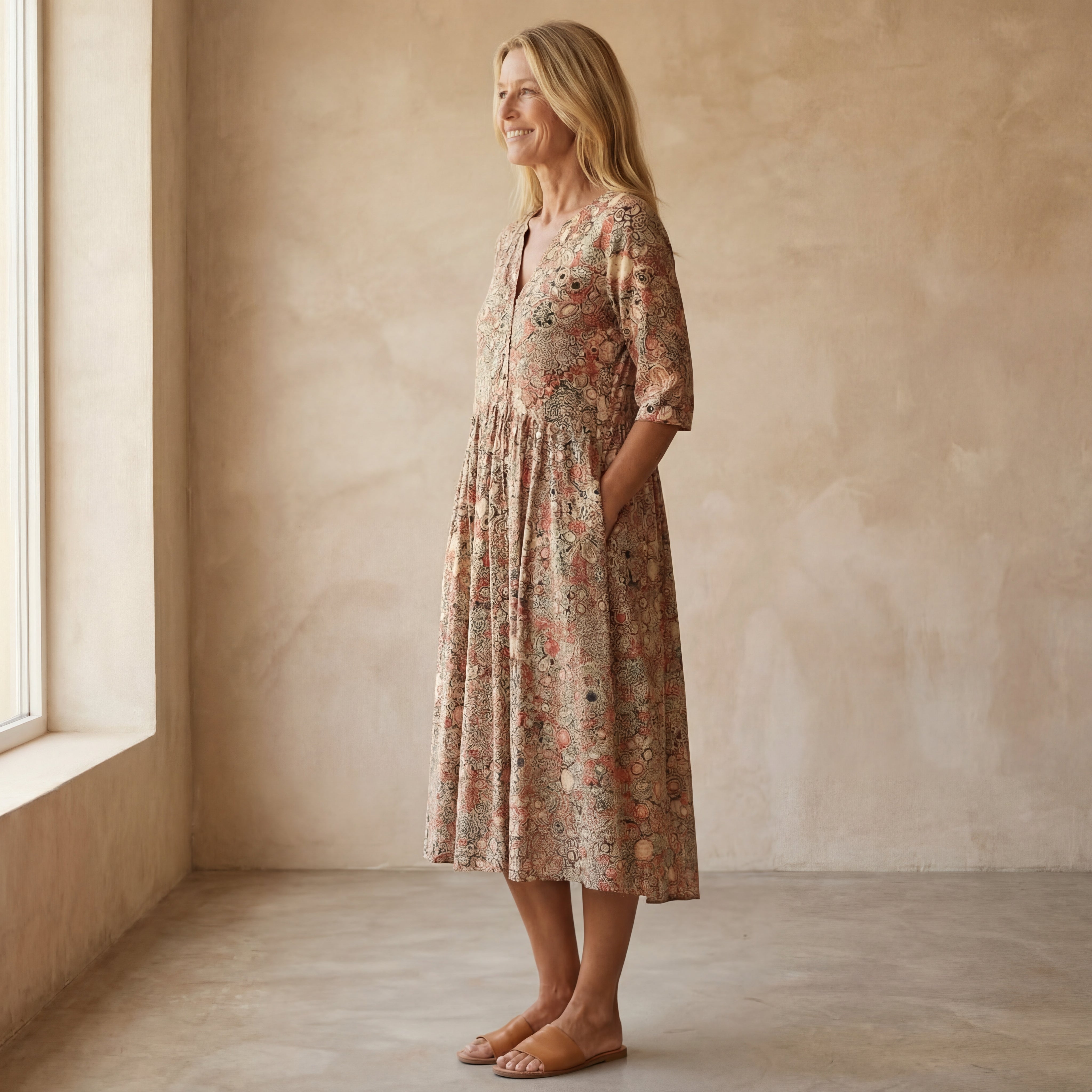 Hanna - Elegante Jurk met V-hals