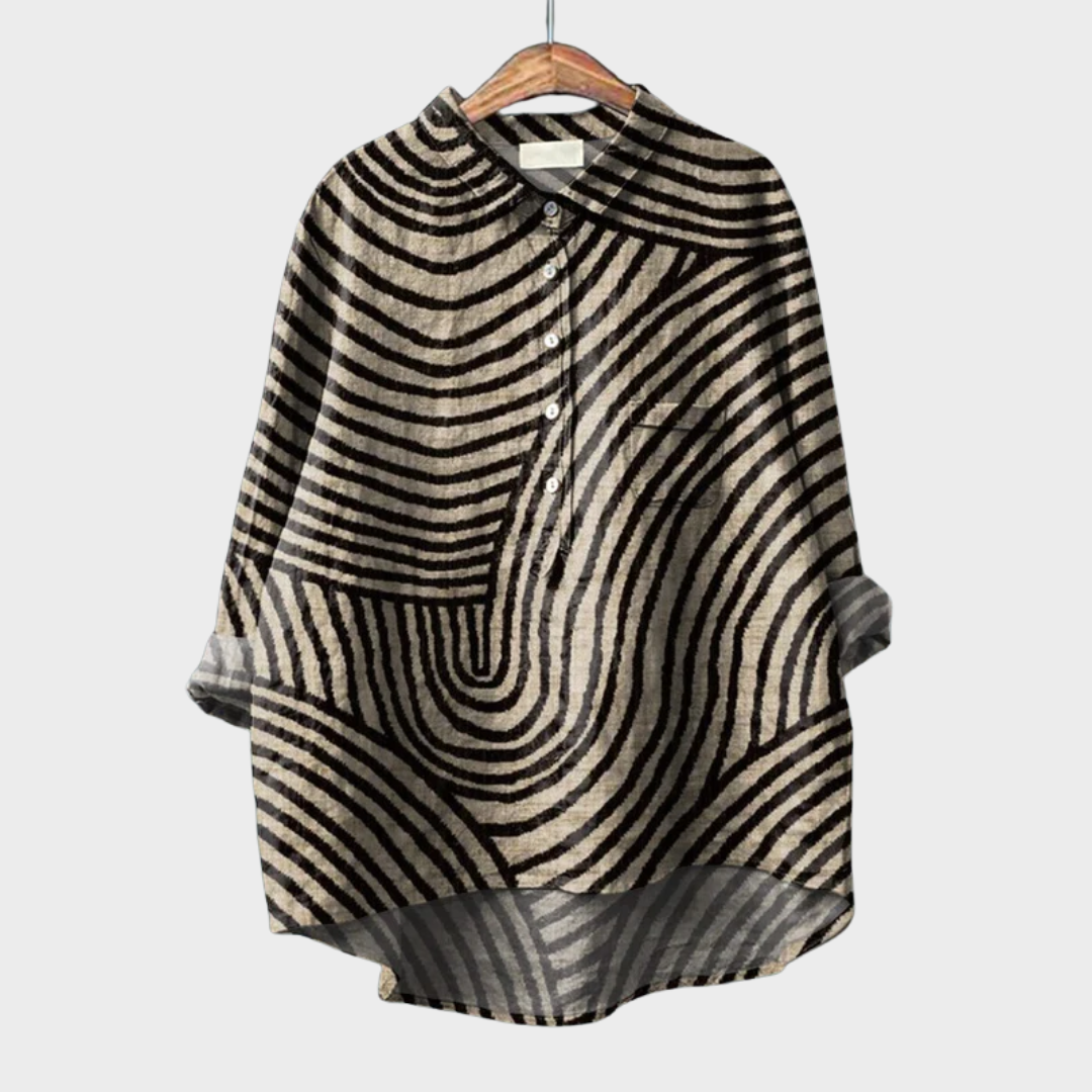 Melina | Elegante Linnen Zomerblouse