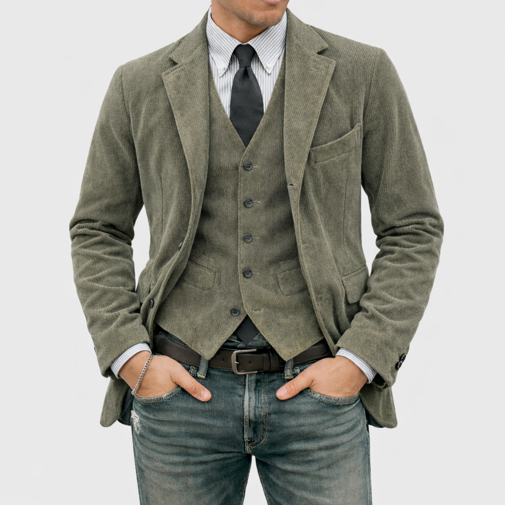 Peter - Elegante Blazer en Vest Set