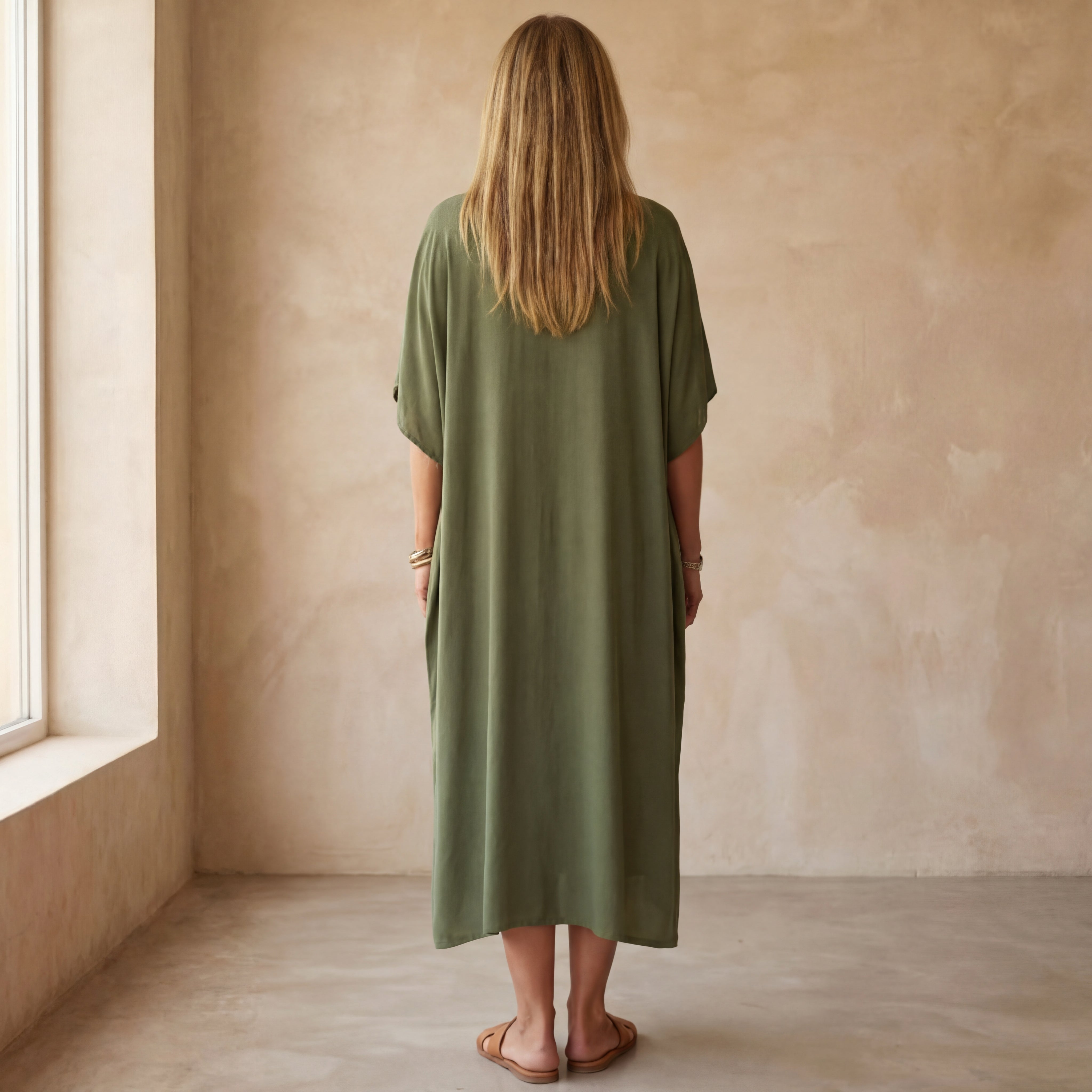 Marijke - Bloemen Kaftan Jurk