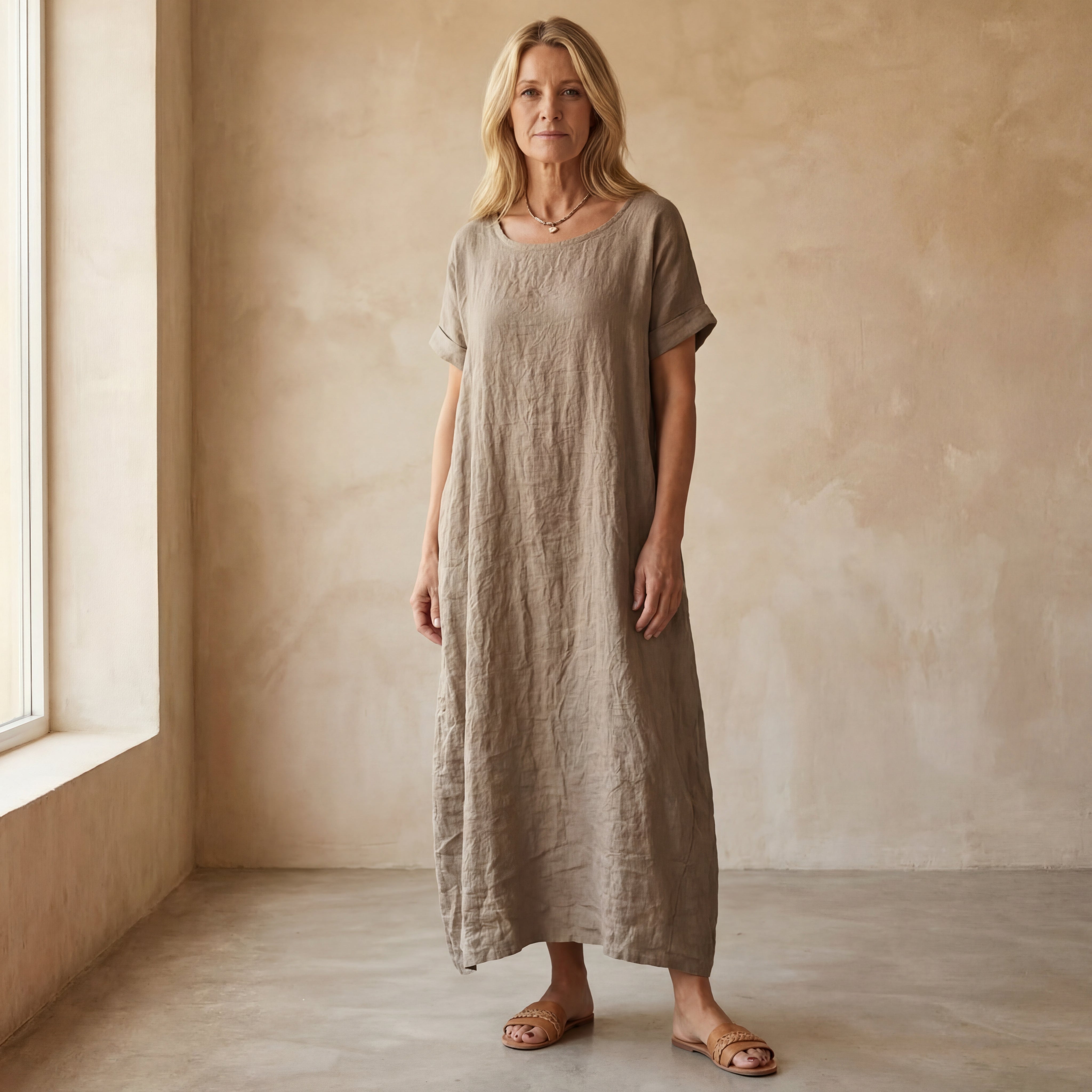 Anouk - Elegante Katoenen Jurk