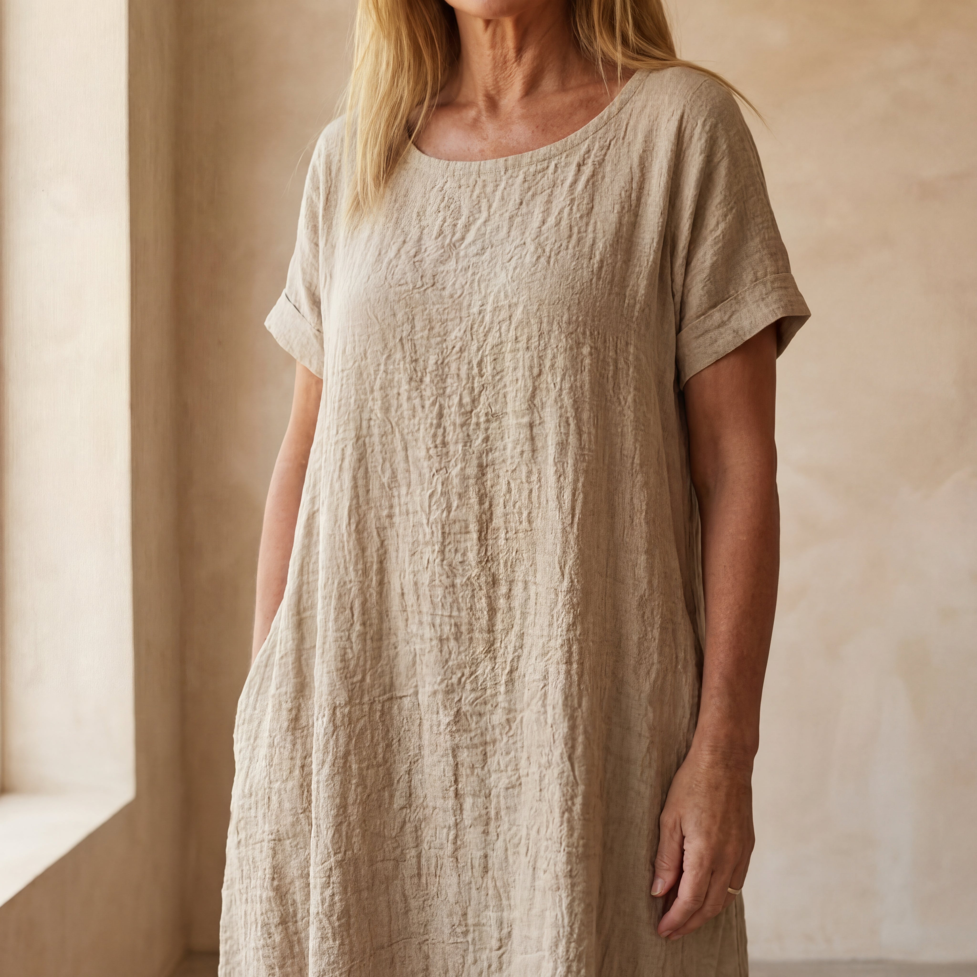 Anouk - Elegante Katoenen Jurk