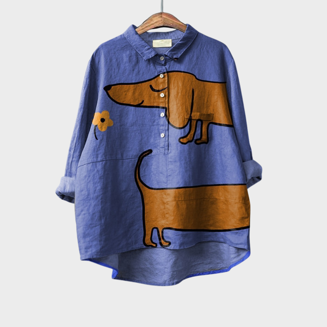 Amélie | Elegante Linnen Zomerblouse