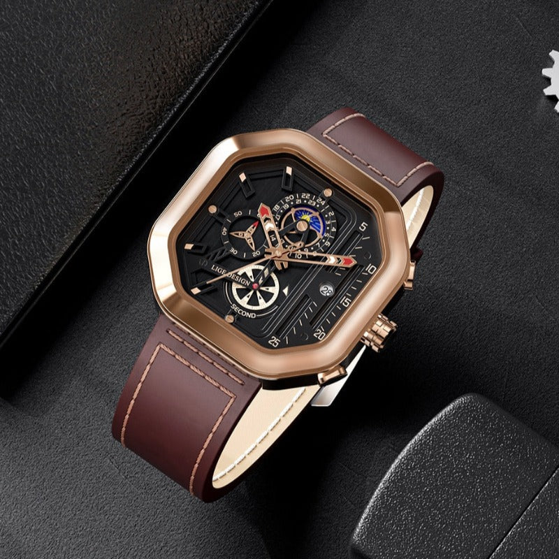 Luxe Quartz Chronograaf Horloge - Olsen & Olsen