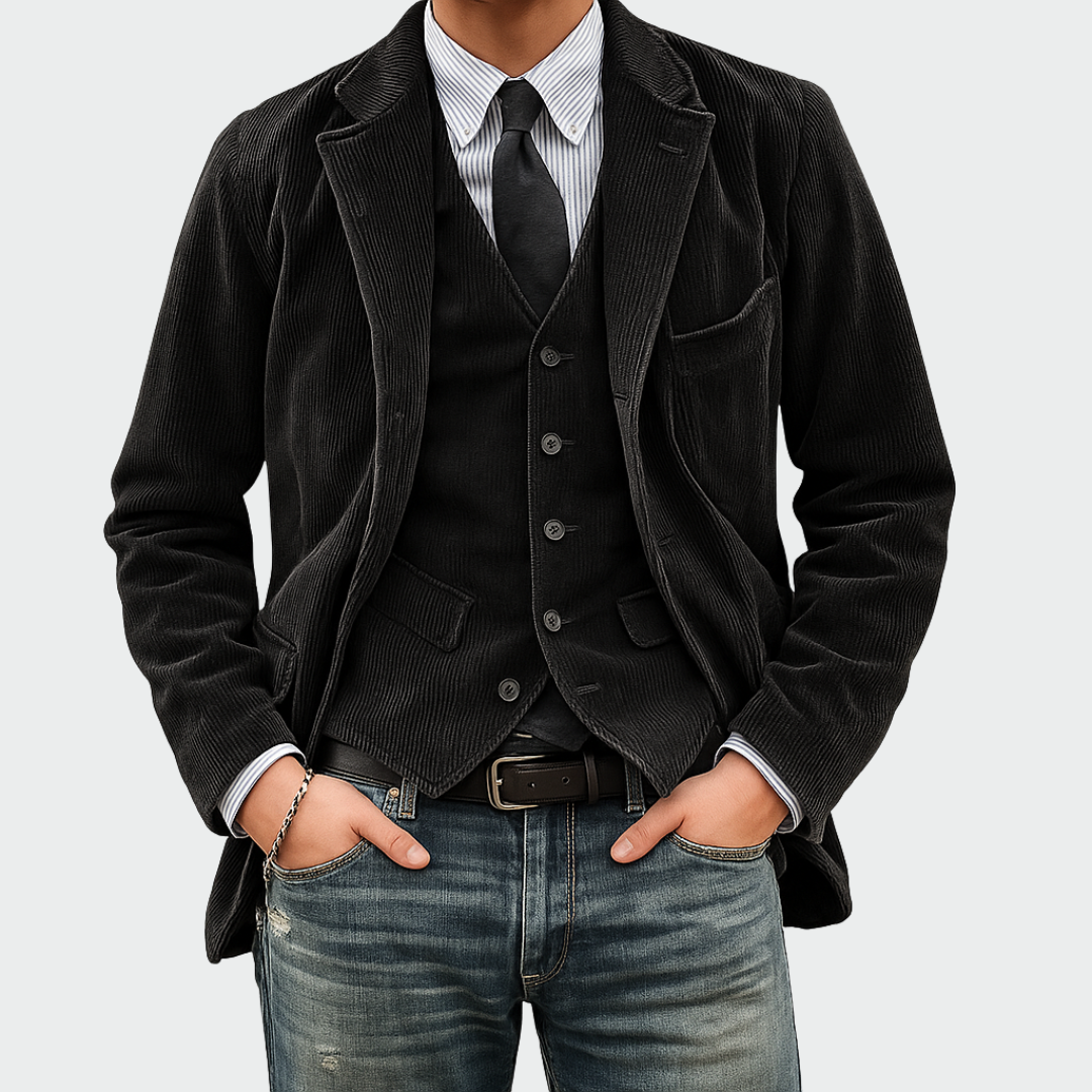Peter - Elegante Blazer en Vest Set