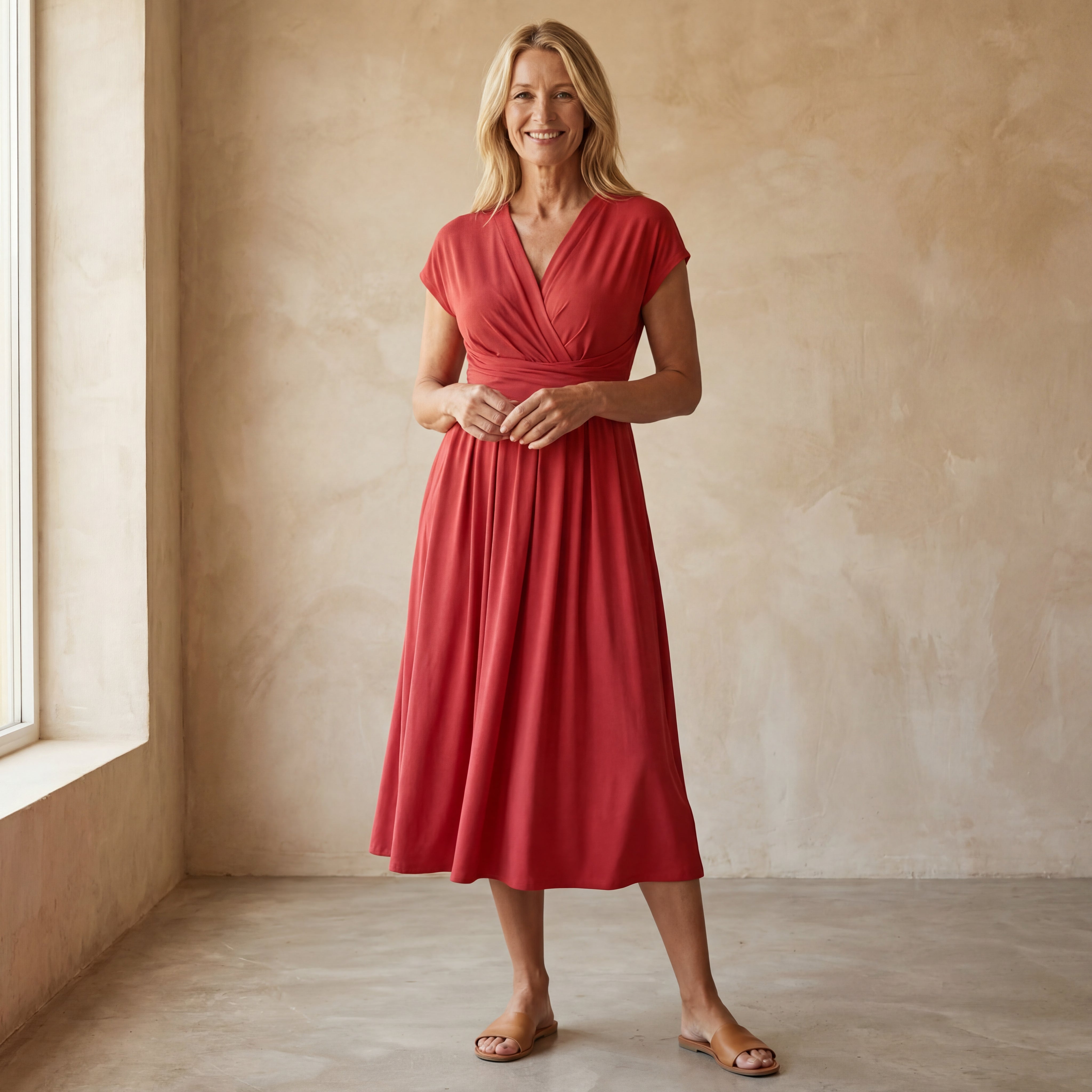 Ilse - Elegante Jurk met V-hals