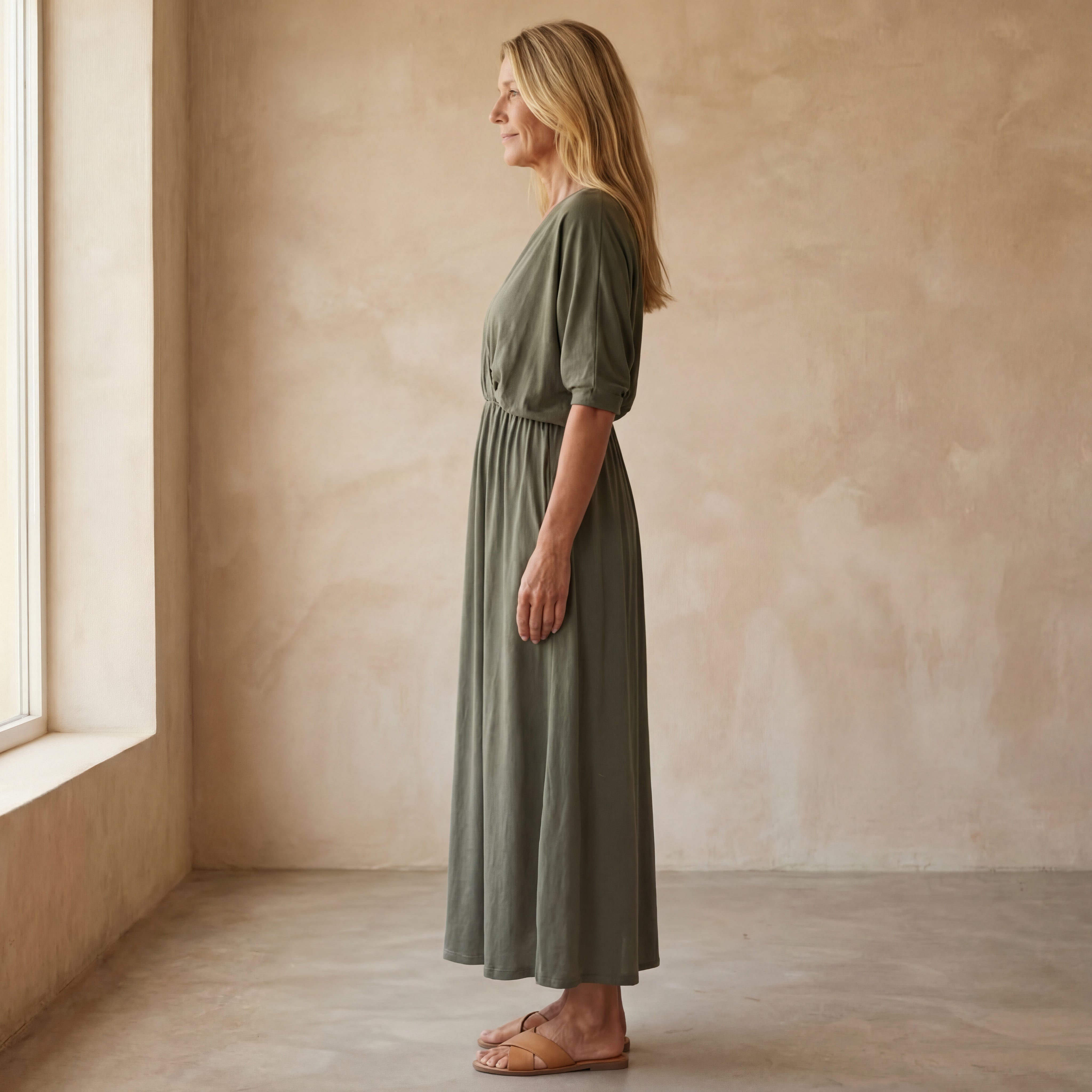 Lara - Vintage Lange Jurk