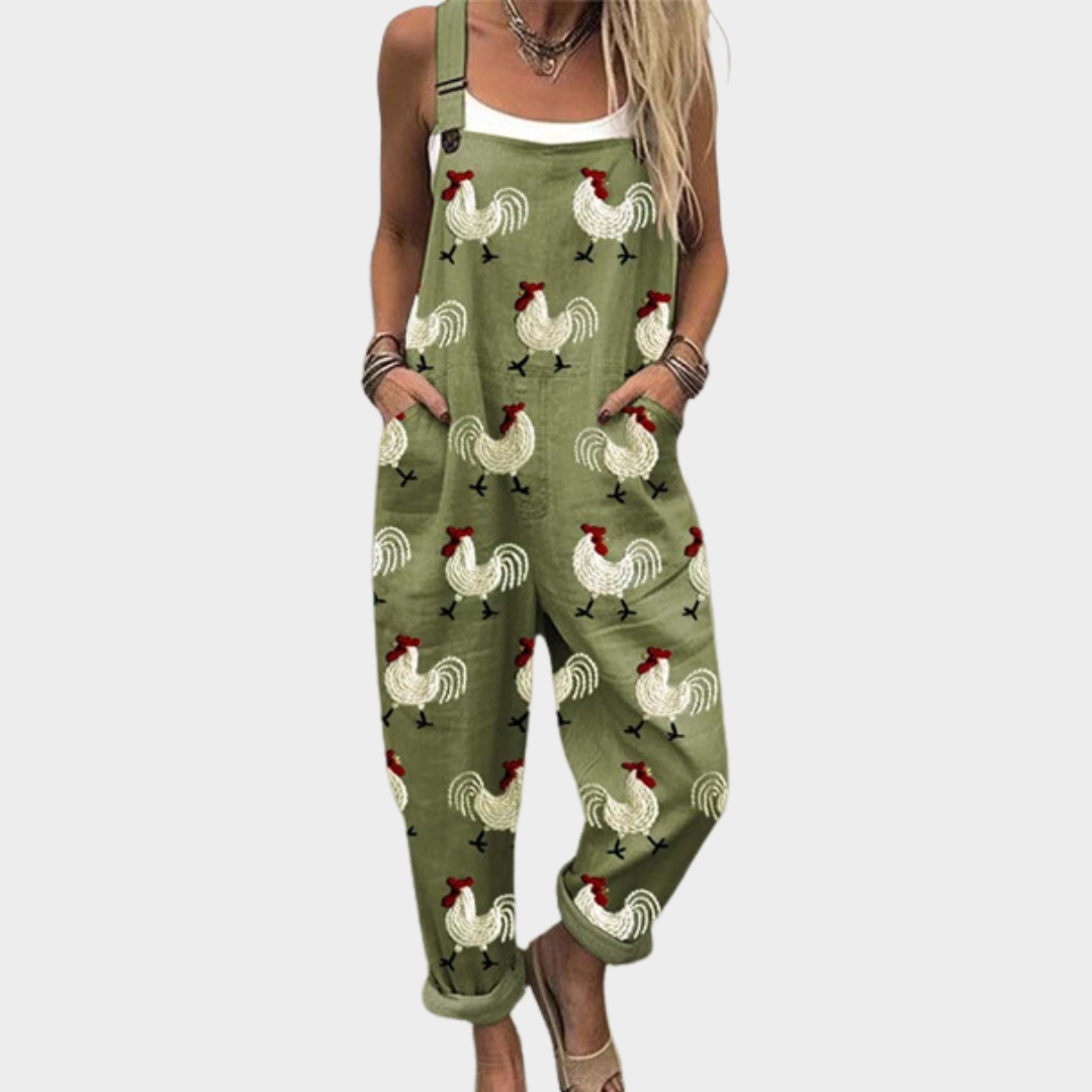 Lotte – Comfortabele Overall met Print