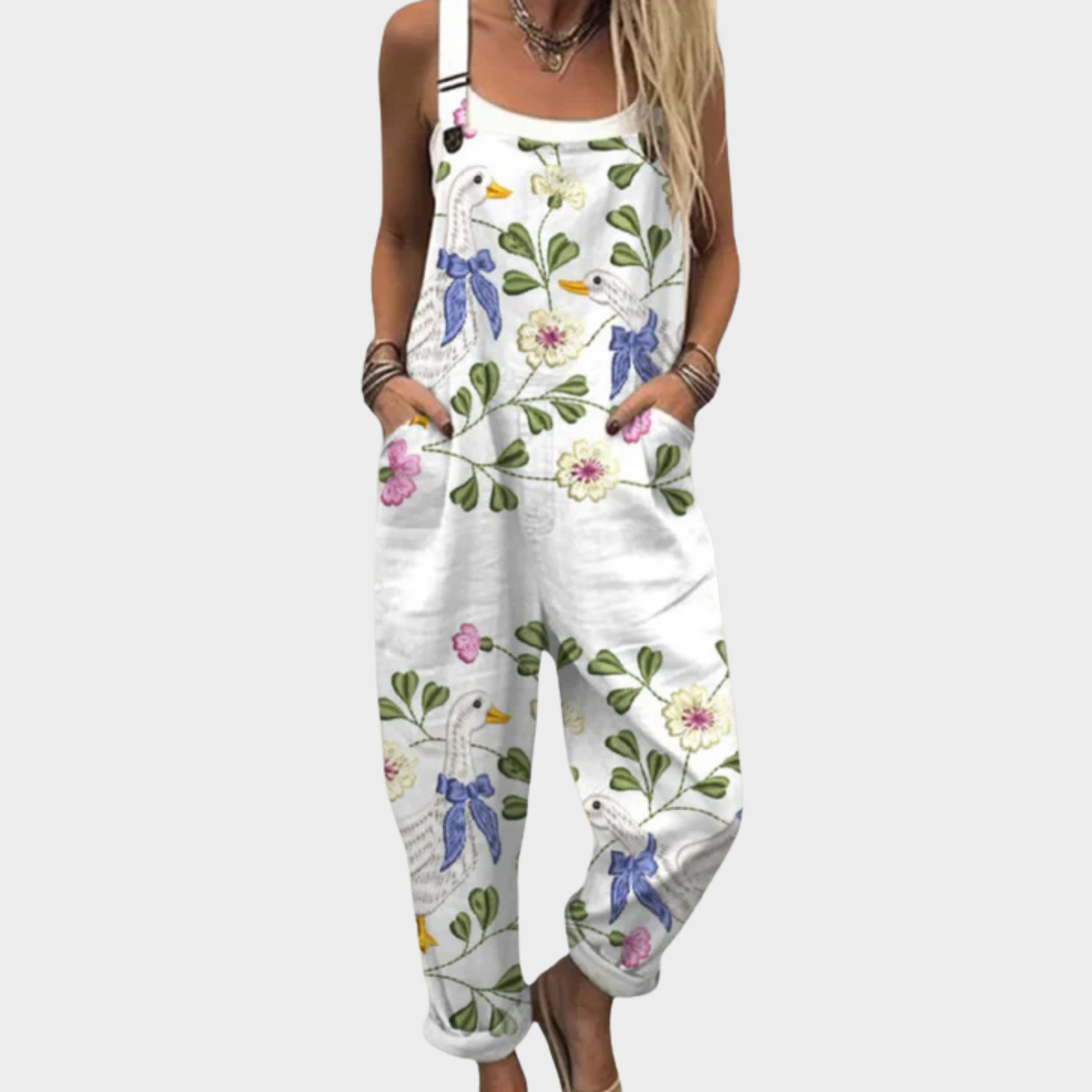 Lotte – Comfortabele Overall met Print