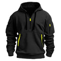 James - Warme & Comfortabele Hoodie (Zwart)