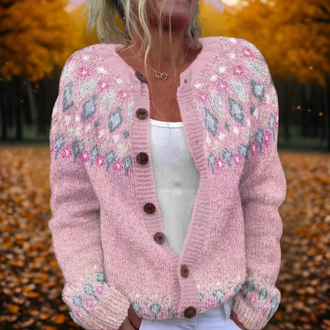 Evi- Vintage Gebreid Vest