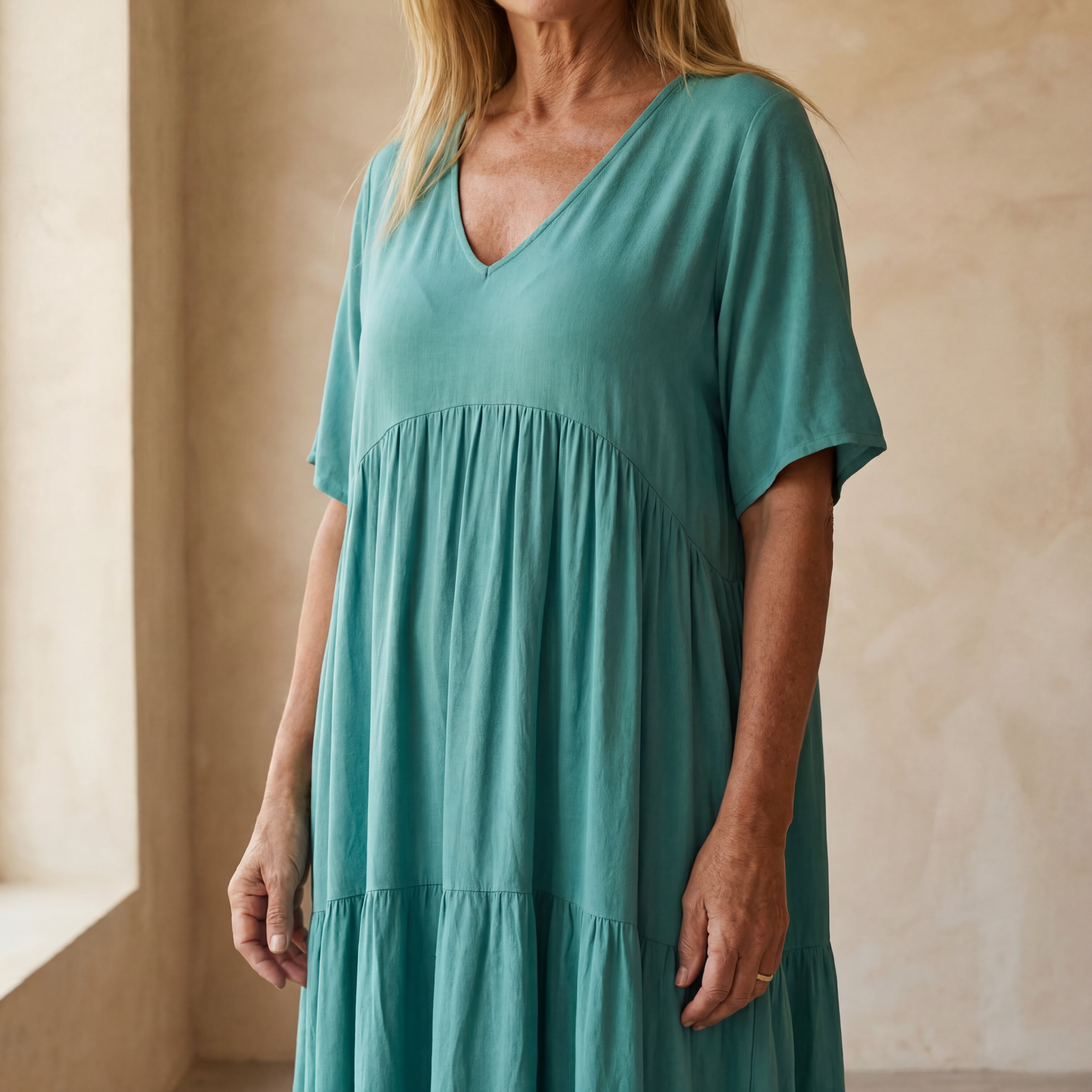 Iris - Comfortabele Katoenen Jurk