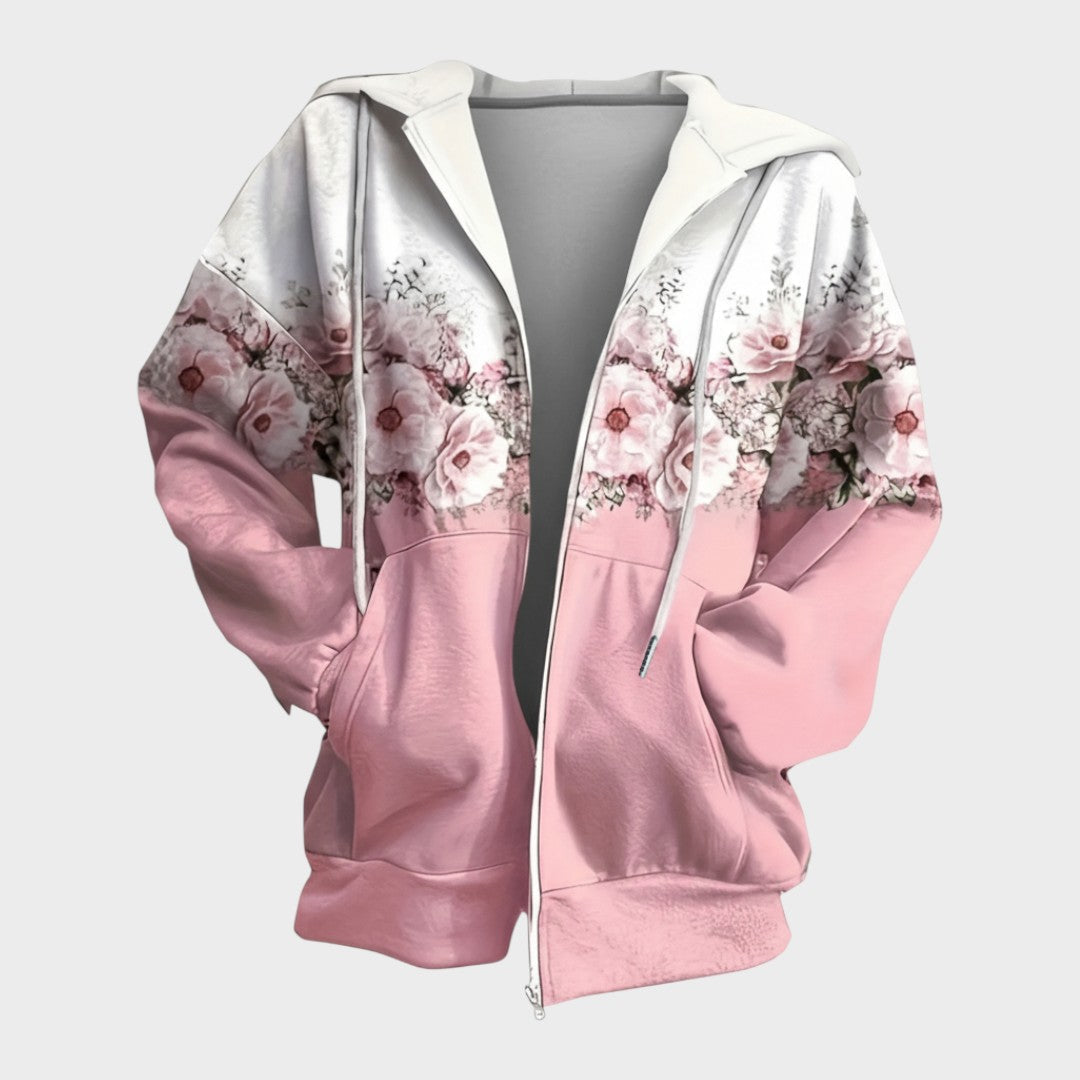 Sweater Roze Pioenrozen