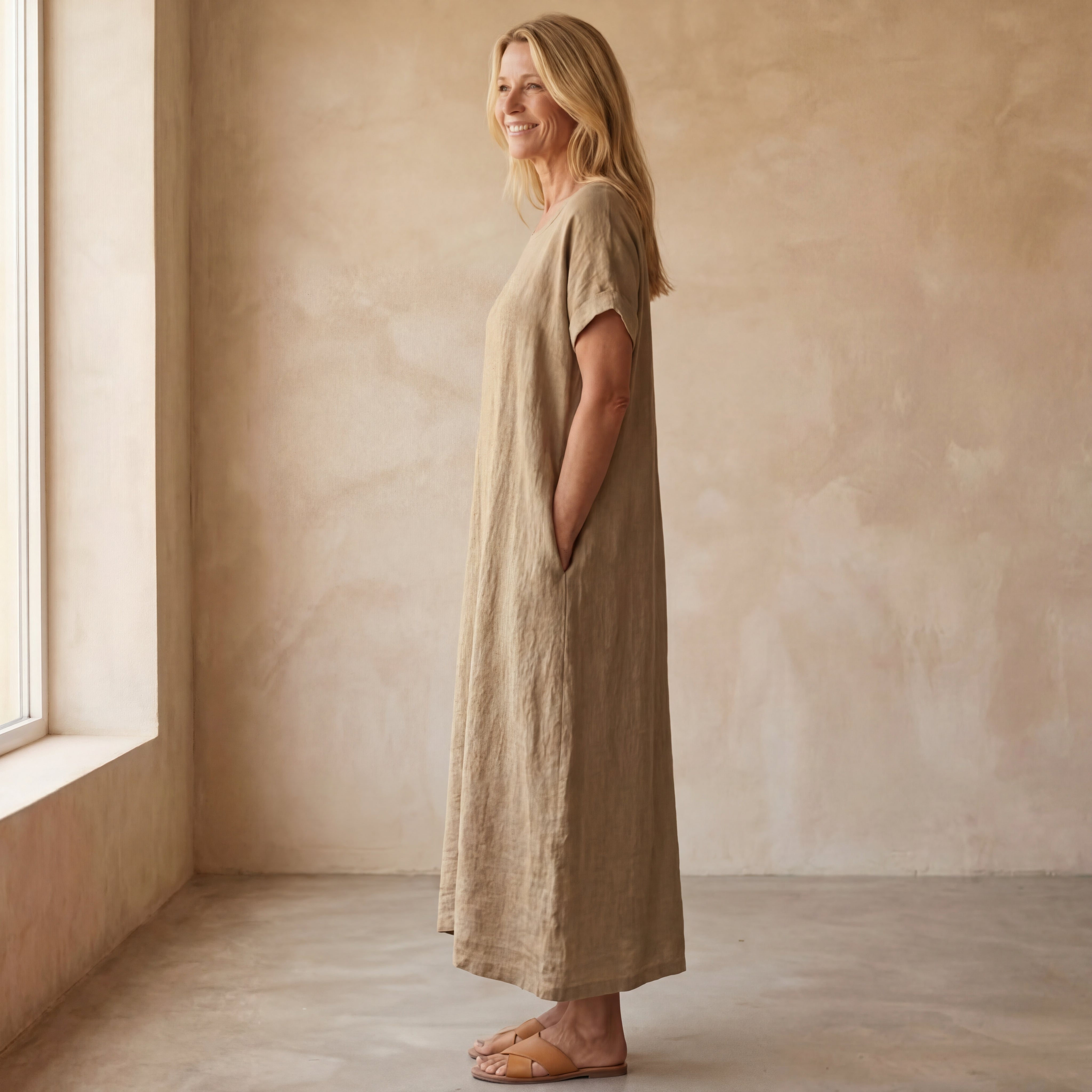 Anouk - Elegante Katoenen Jurk