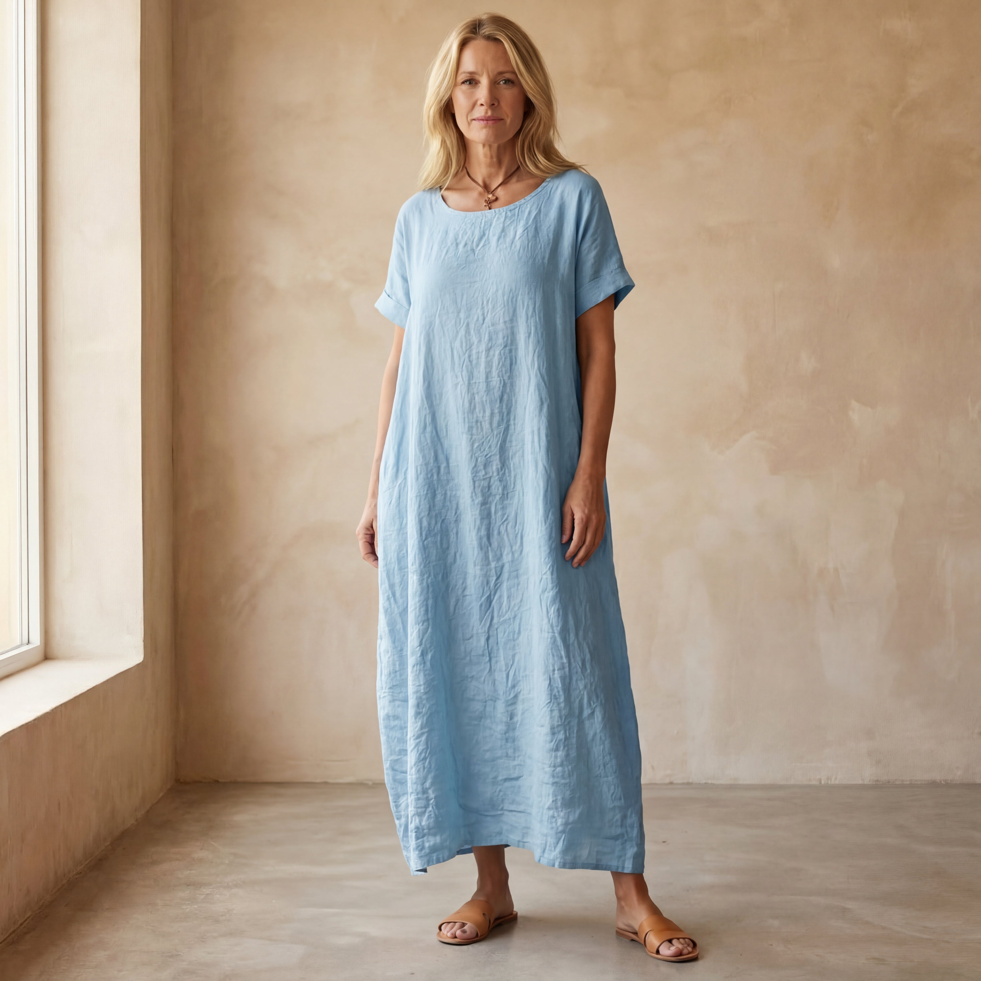 Anouk - Elegante Katoenen Jurk