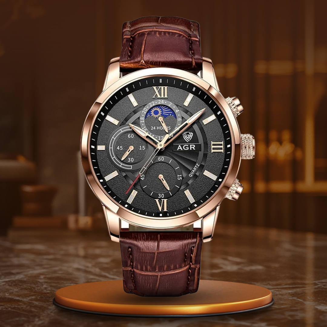 Luxe Quartz Chronograaf Horloge - Olsen & Olsen