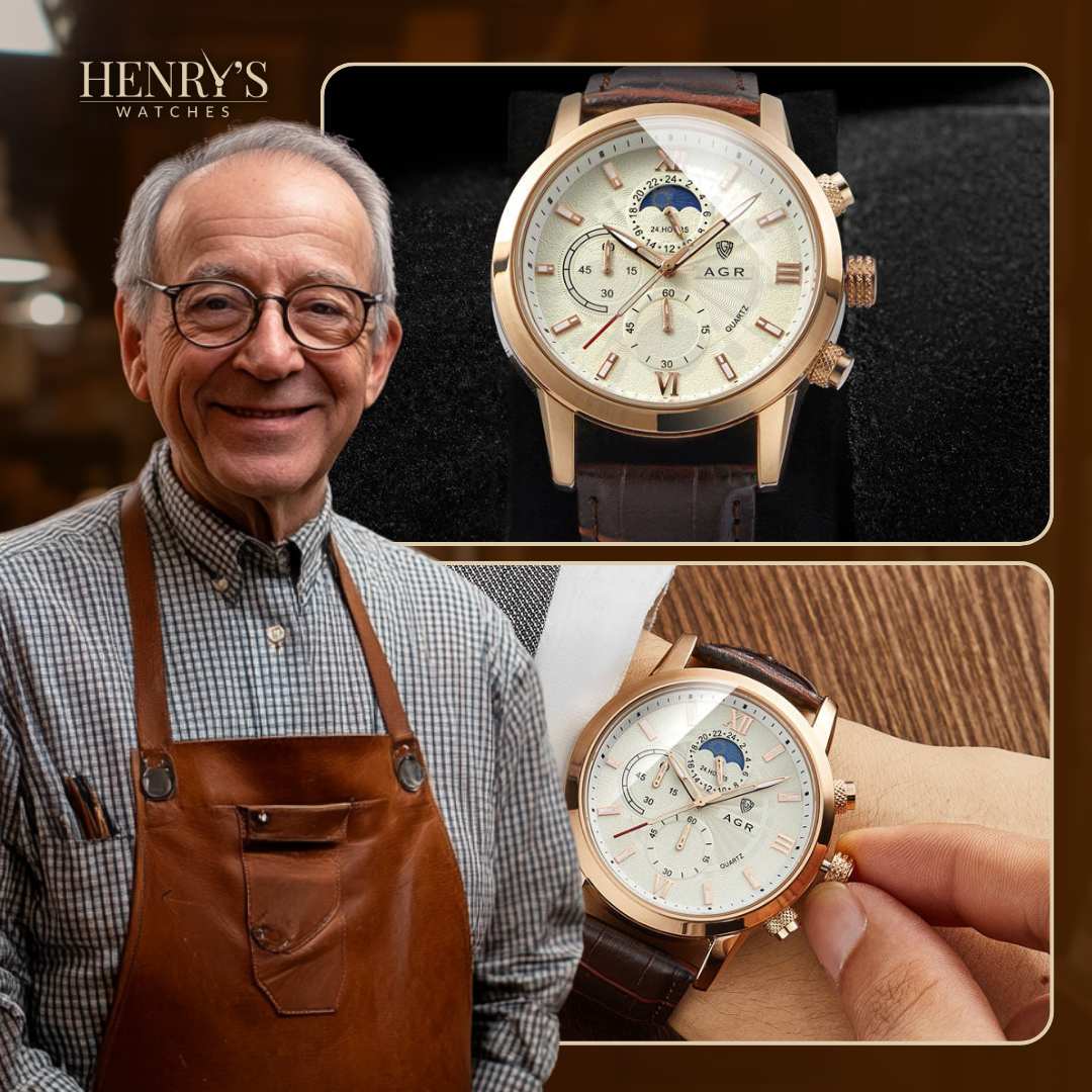 Luxe Quartz Chronograaf Horloge - Olsen & Olsen