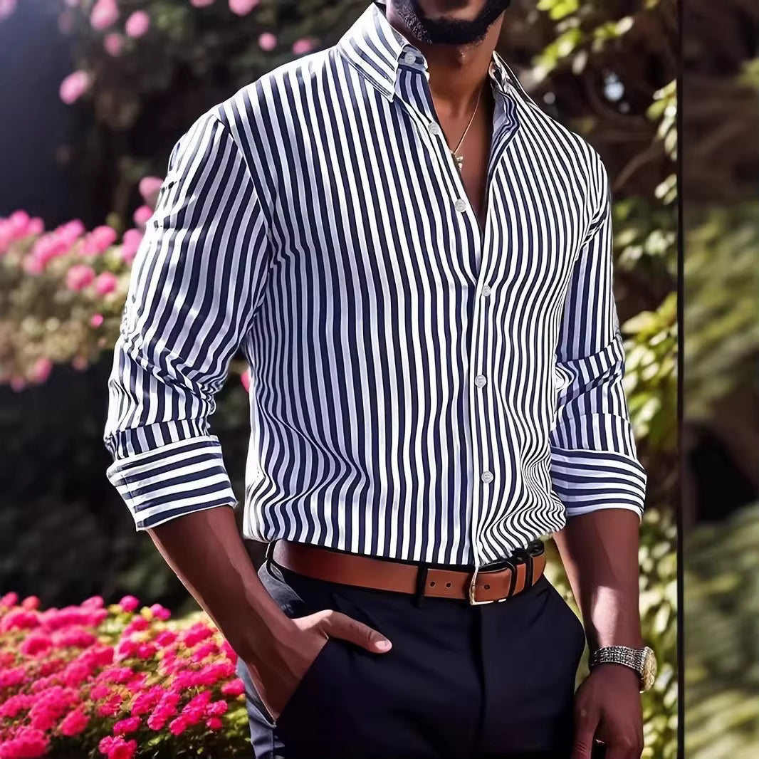 Ruben - Klassiek Gestreept Overhemd (1+1 GRATIS)