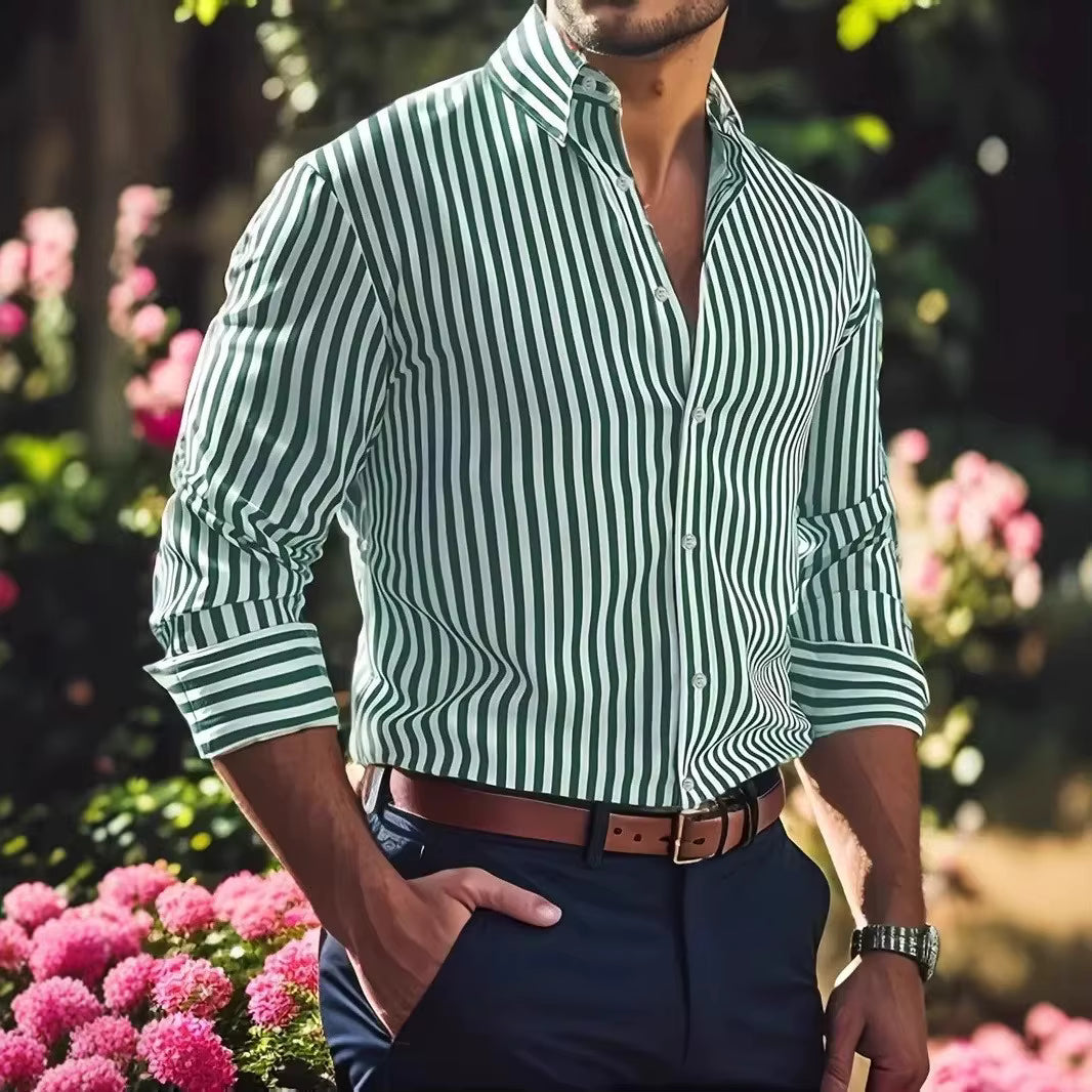 Ruben - Klassiek Gestreept Overhemd (1+1 GRATIS)