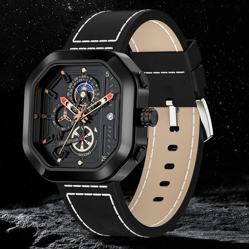 Luxe Quartz Chronograaf Horloge - Olsen & Olsen