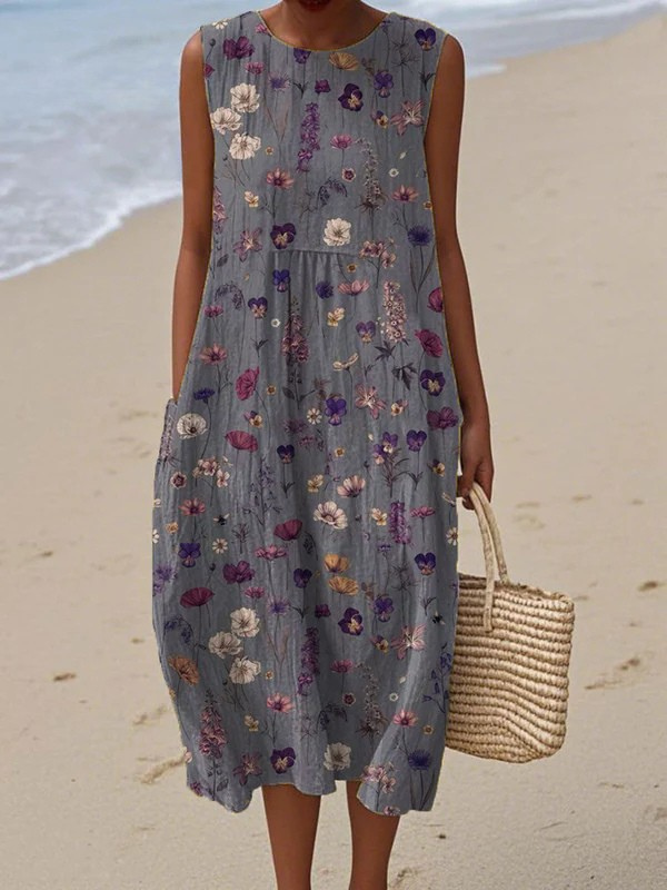 Sera Dagelijkse Midi Jurk