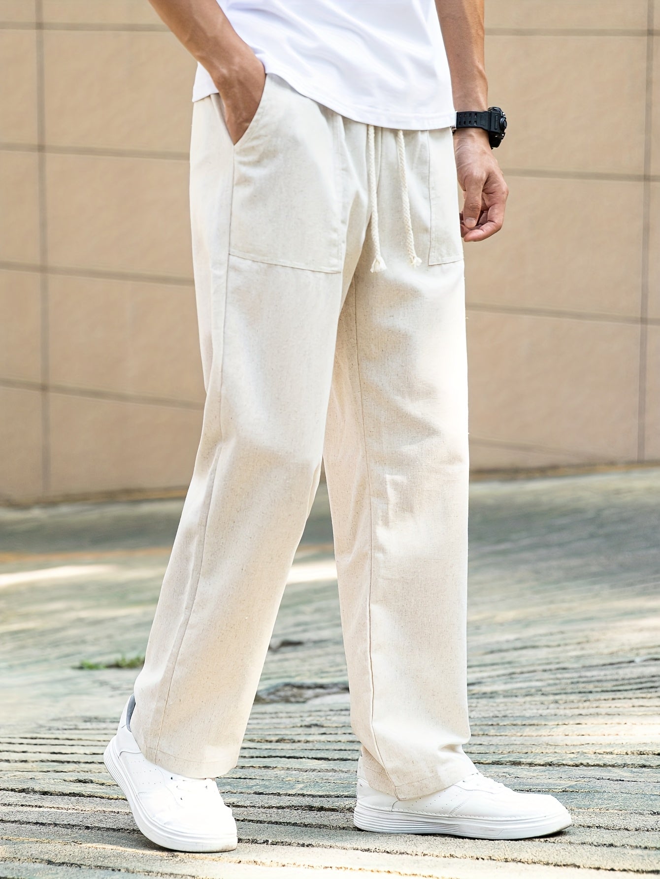 Sorentino Casual Linnen Zomerbroek